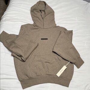 Essential Fear of God Hoodie in Homestead heather